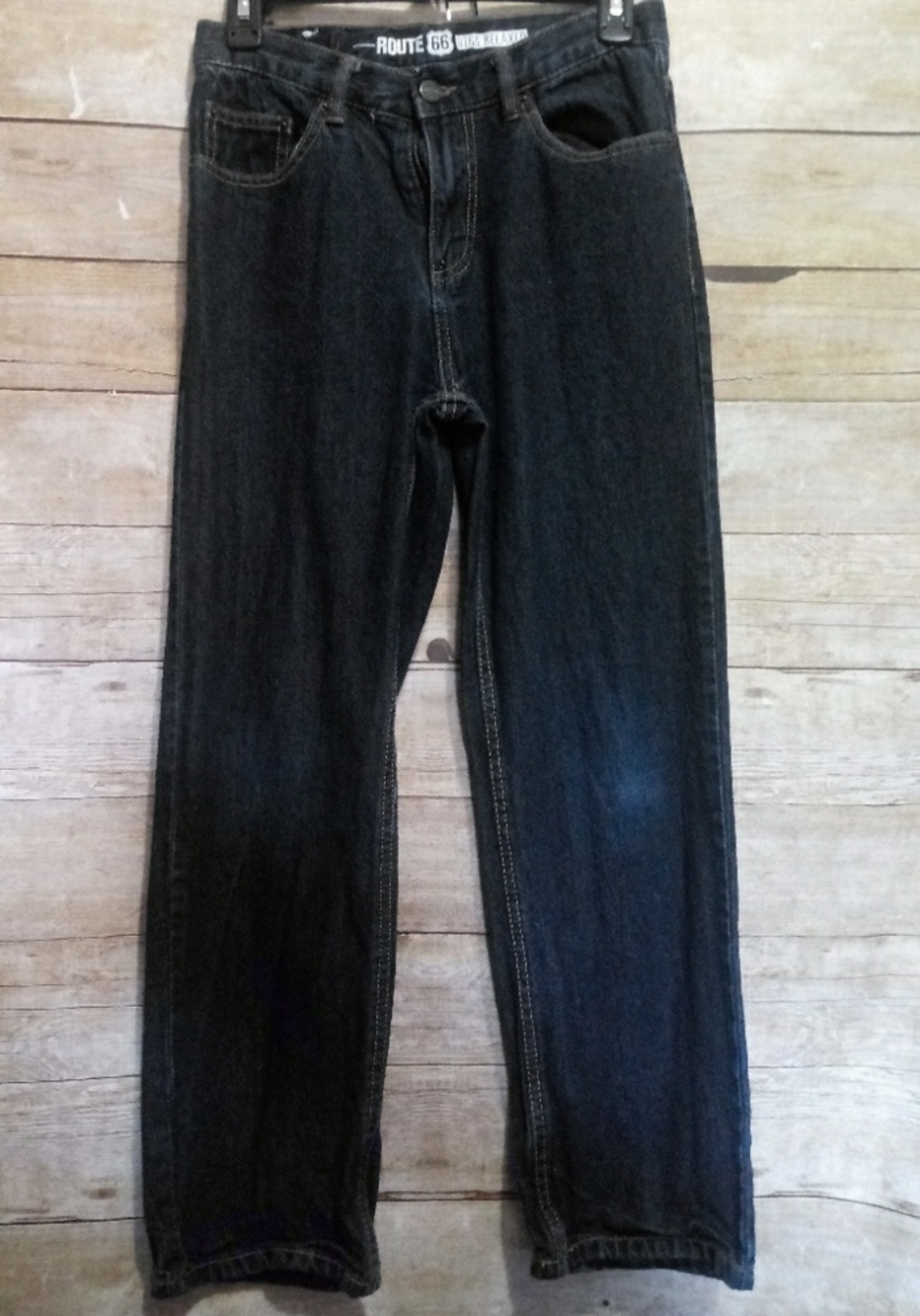 Route 66 relaxed fit dark blue husky jeans